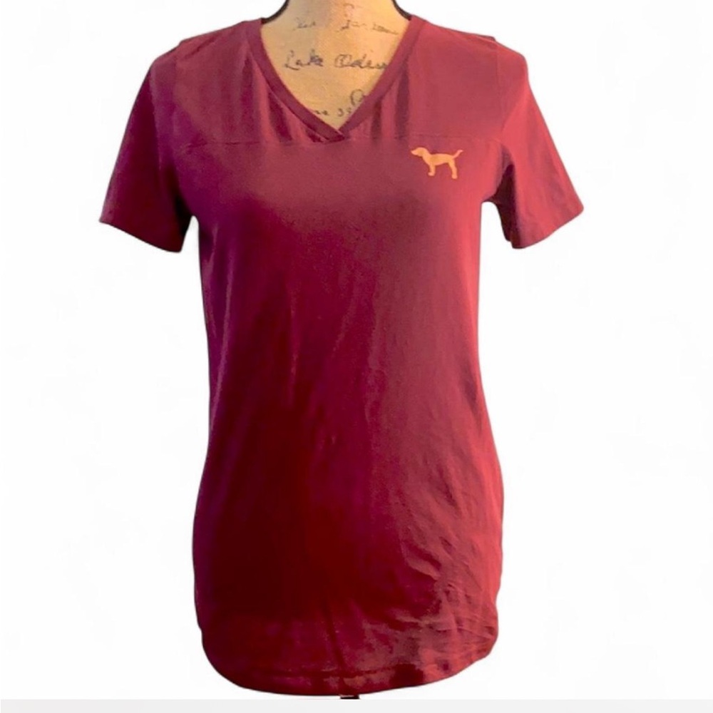 PINK by Victoria’s Secret Y2K Maroon Tee Small